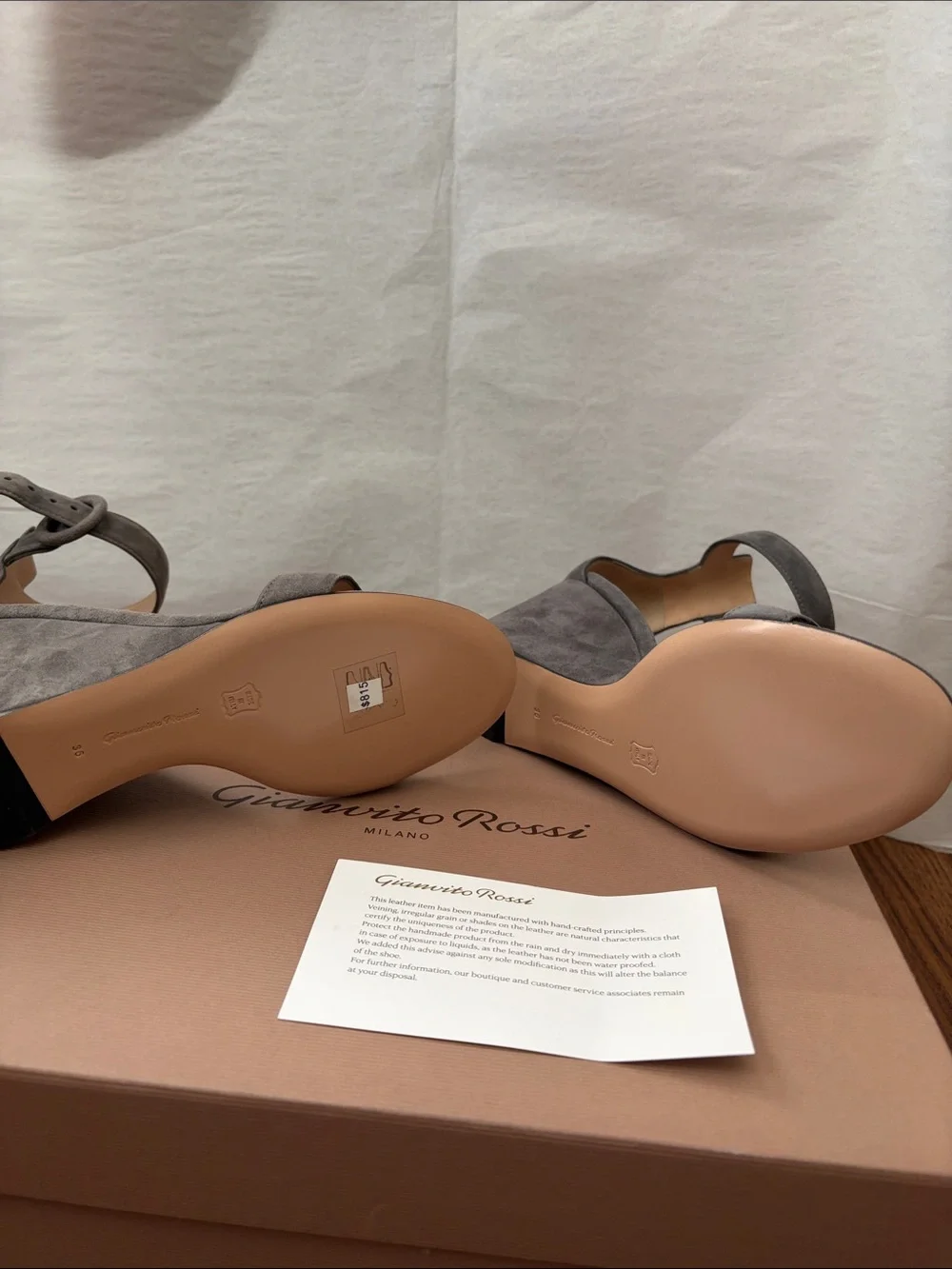 Gianvito Rossi never worn